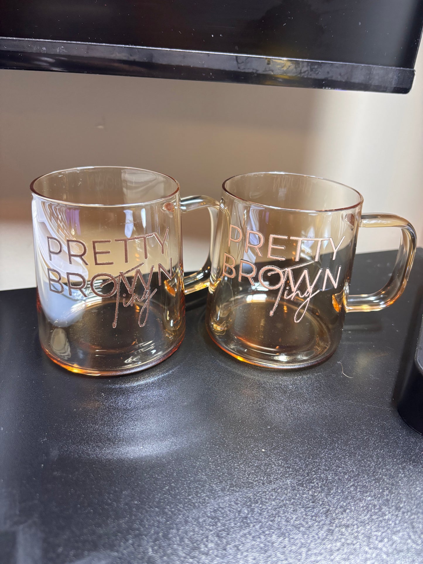 Pretty Brown Ting Coffee Cup