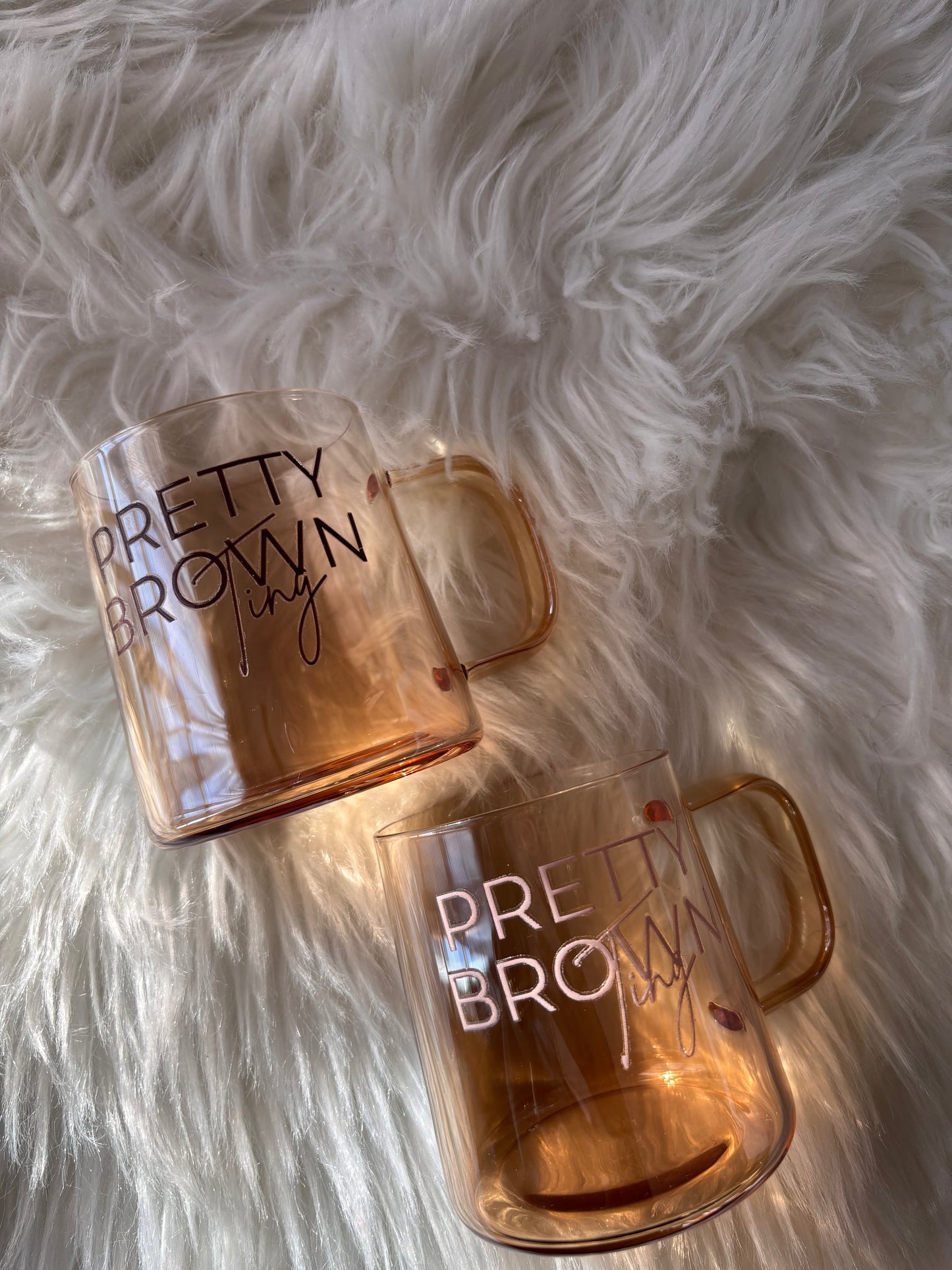 Pretty Brown Ting Coffee Cup