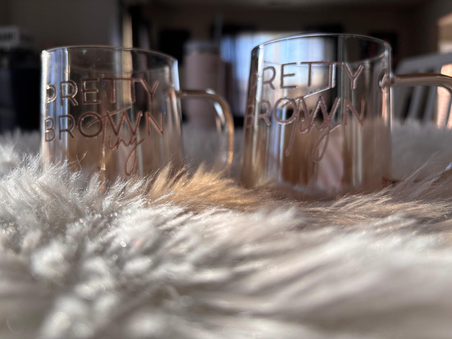 Pretty Brown Ting Coffee Cup
