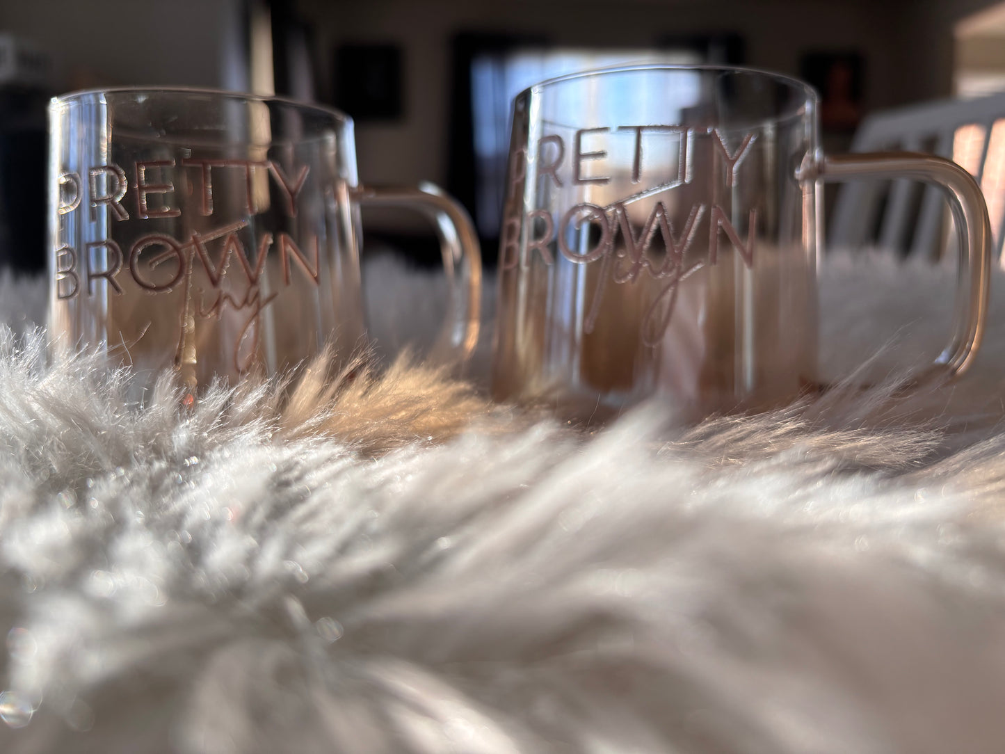 Pretty Brown Ting Coffee Cup
