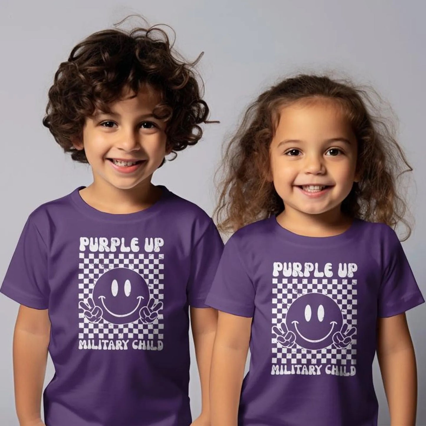 Purple Up Military Smile