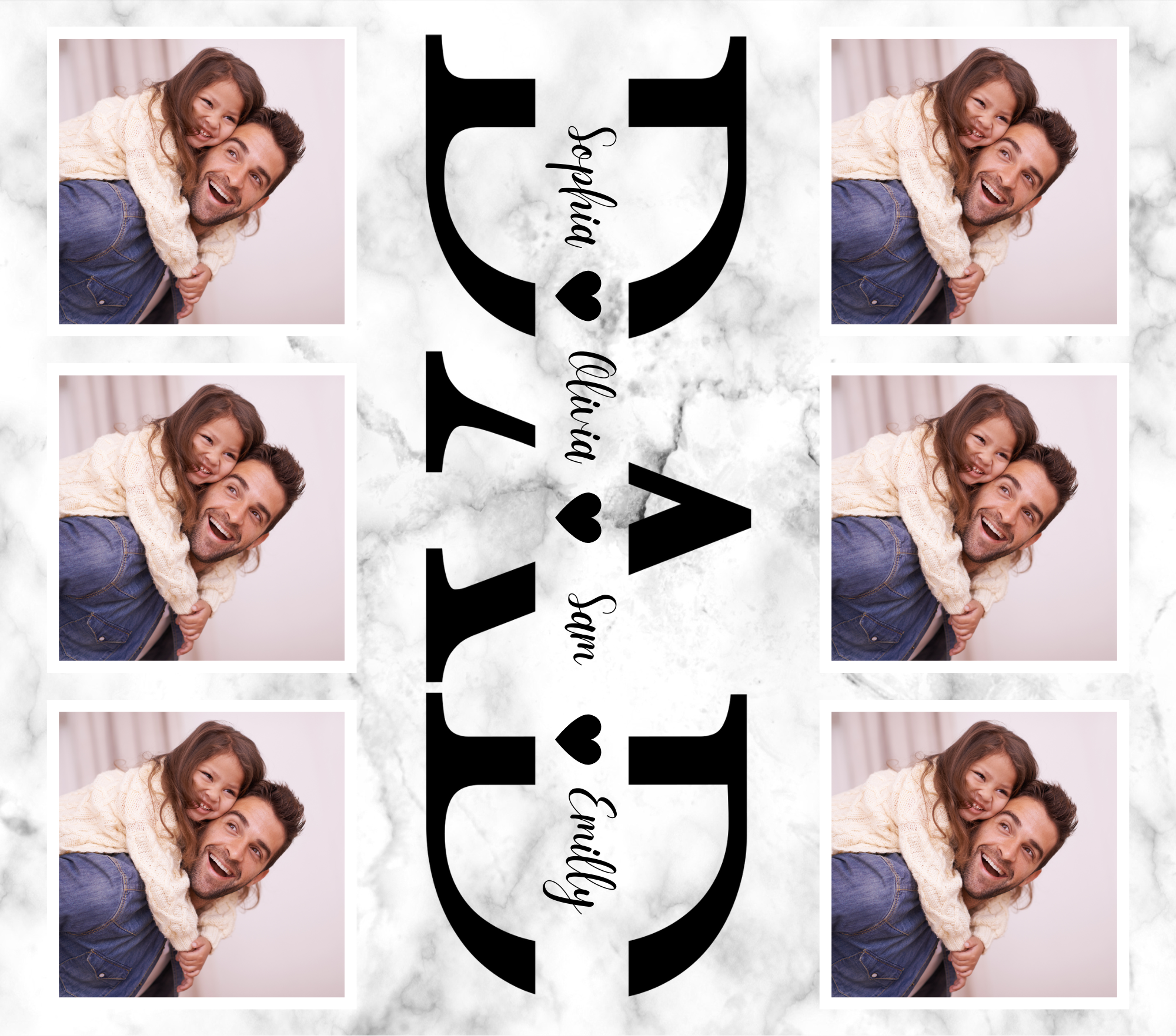 Personalized Fathers Day Tumbler