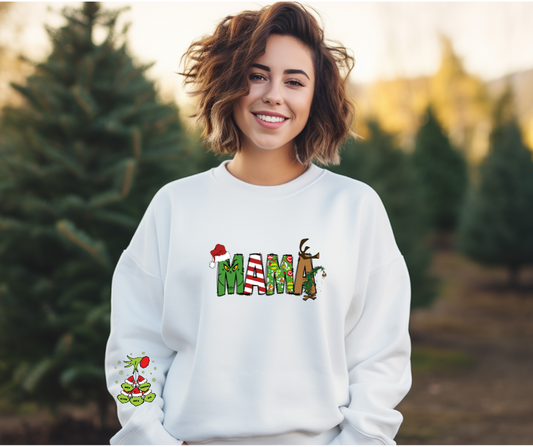 Personalized Grinch FAMILY Sweatshirt