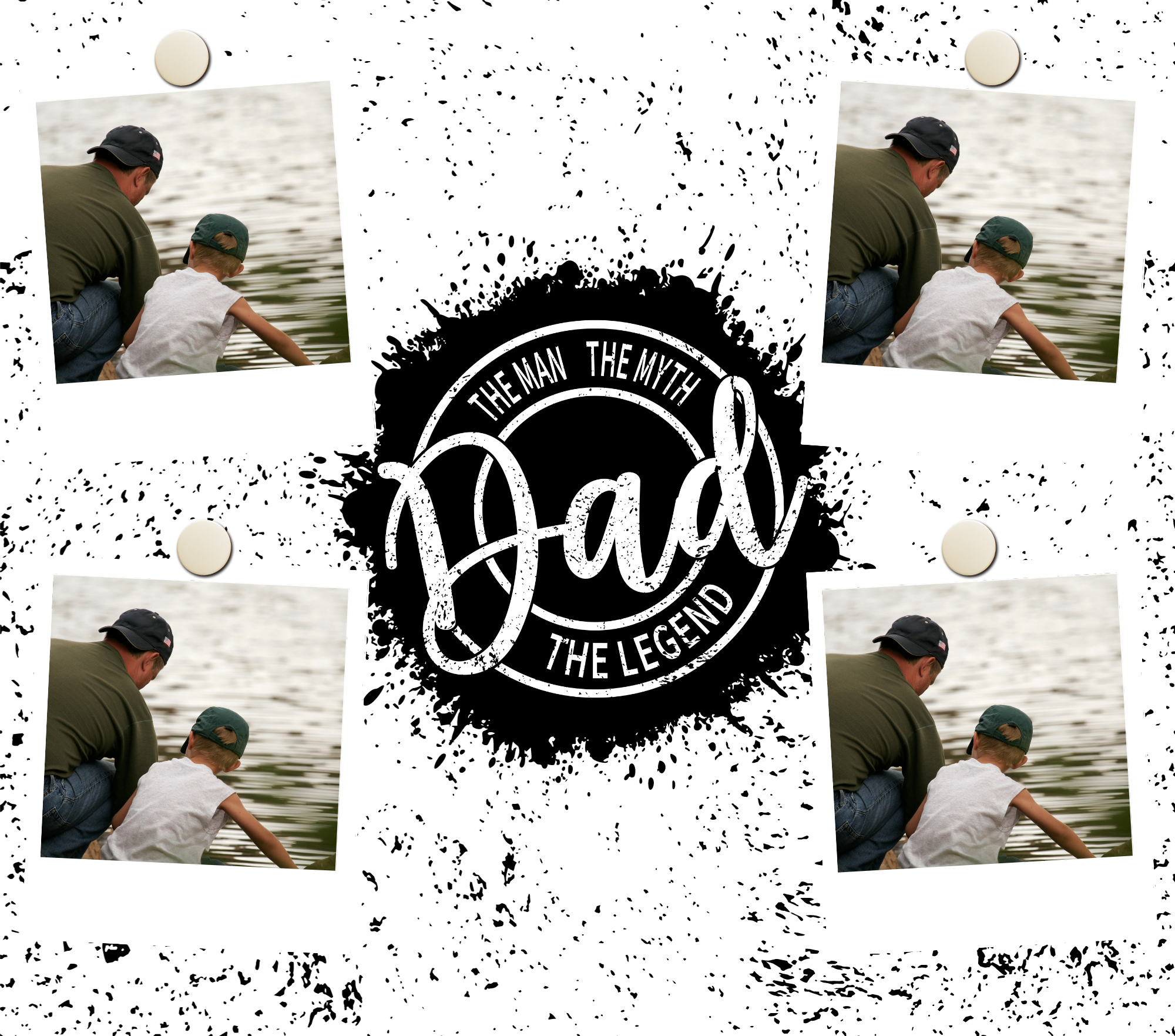 Personalized Fathers Day Tumbler