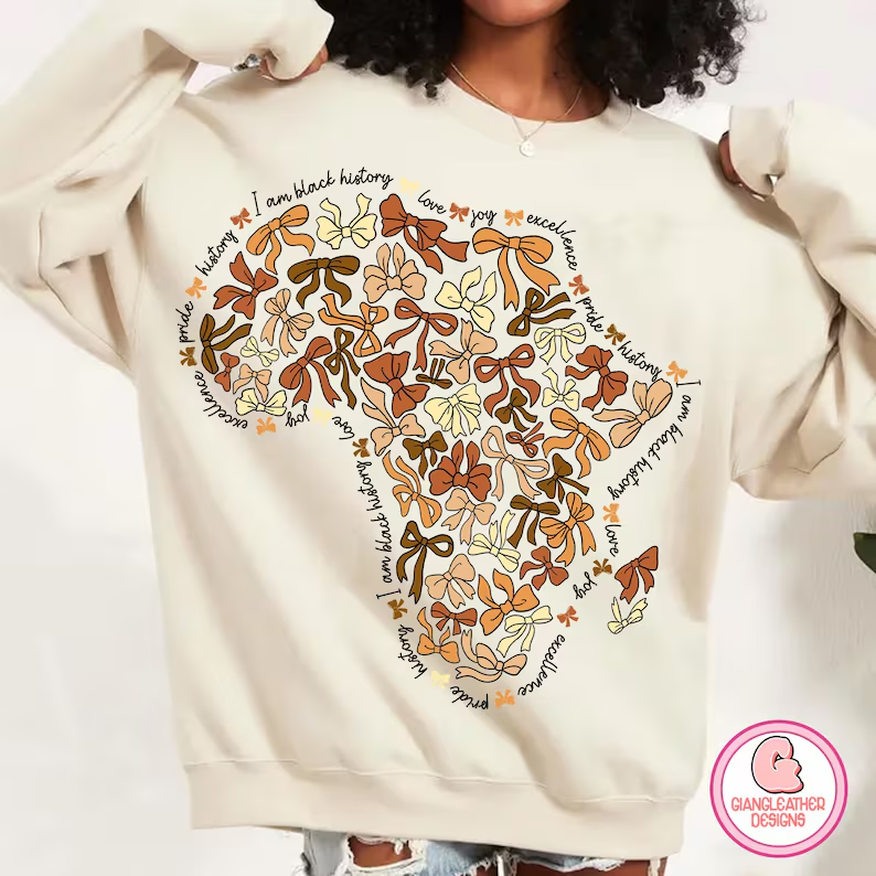 Black History Africa Map Shirt