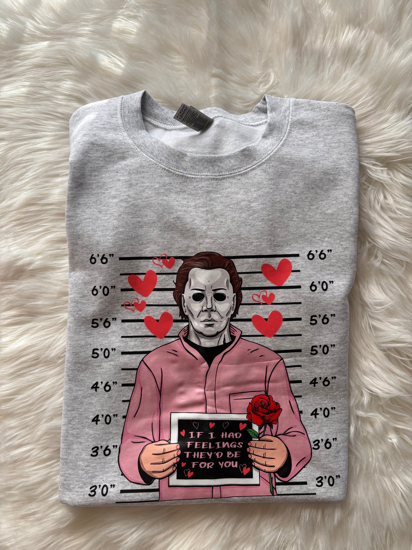 Michael Myers  Valentines Sweatshirt