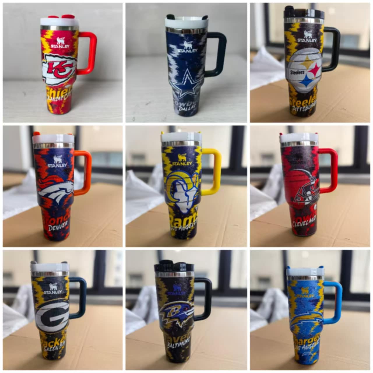 (PRE-ORDERS) 40 Oz NFL Stanley Cups (Available in 30-40 days after purchase)