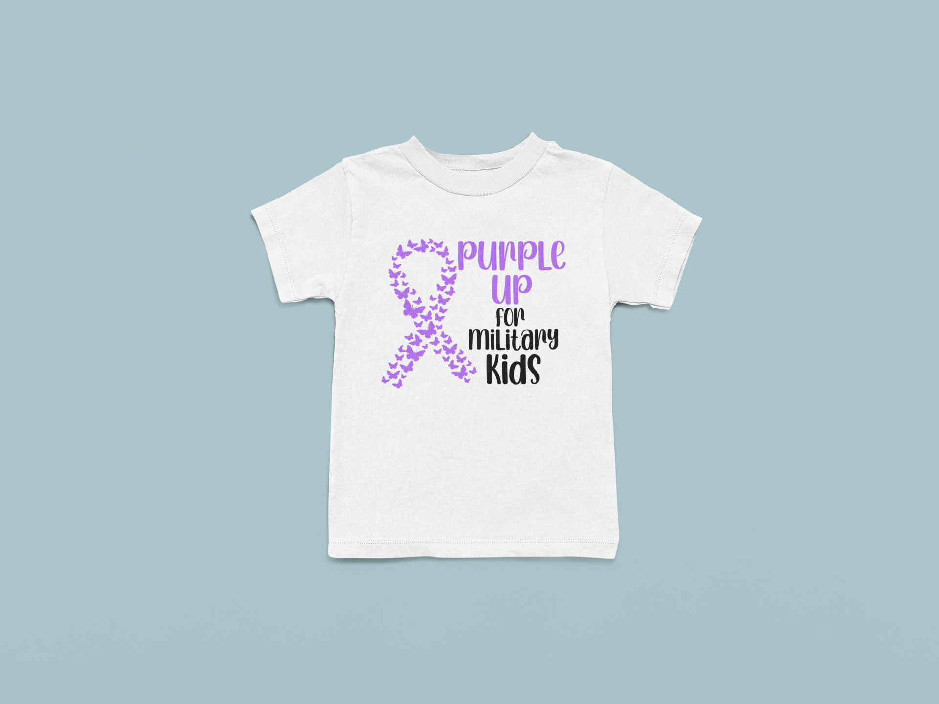 Purple Up Hands Up Month of the Military Kid