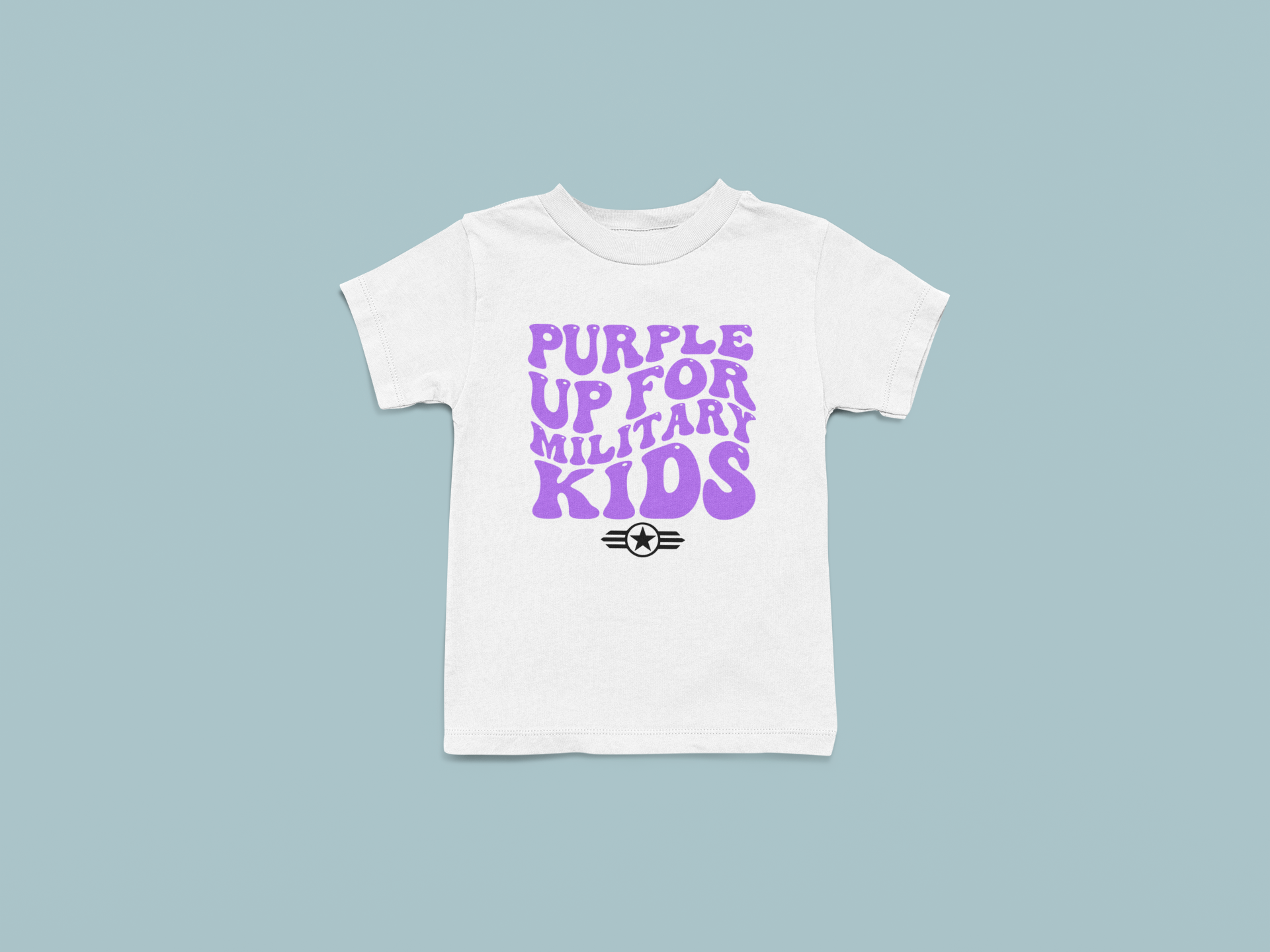 Purple Up Hands Up Month of the Military Kid